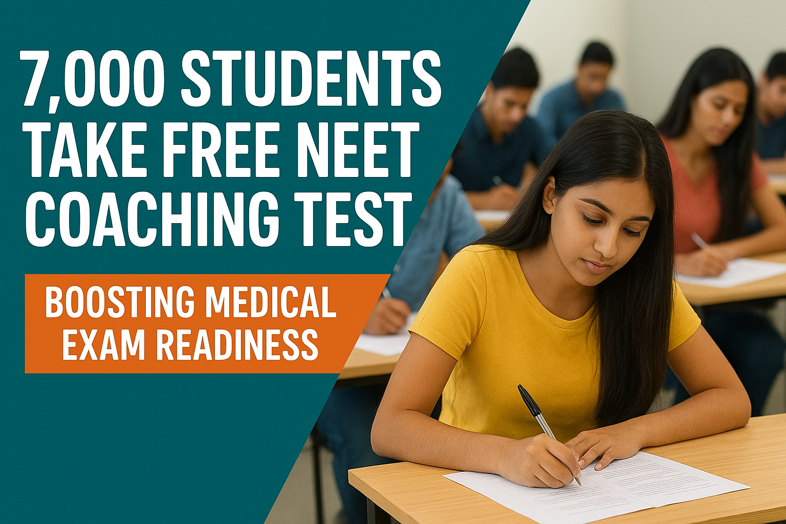 7,000 Students Take Free NEET Coaching Test – Boosting Medical Exam Readiness